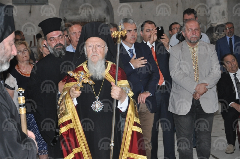 Fener Rum Patriği Bartholomeos Nevşehirde ayine katıldı