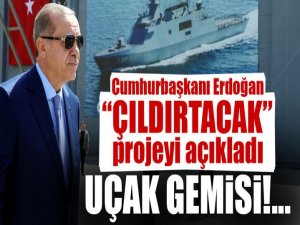 Erdoğan: İnşallah uçak gemimizi de yapacağız
