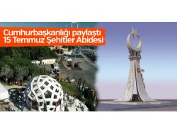 15 Temmuz Şehitler Abidesinin detayları