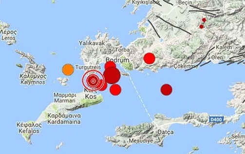 Egede 6.3 büyüklüğünde deprem