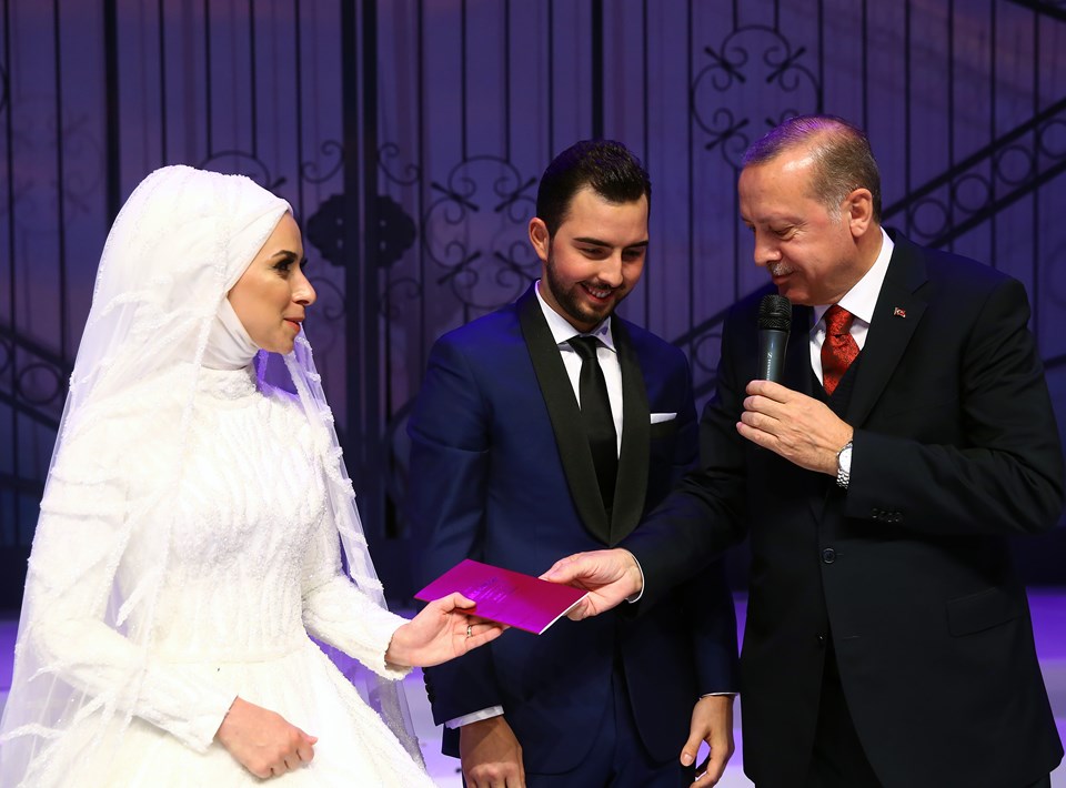 Erdoğan, Soylunun düğünündeydi..