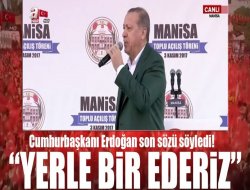 Cumhurbaşkanı Erdoğan, Manisada...