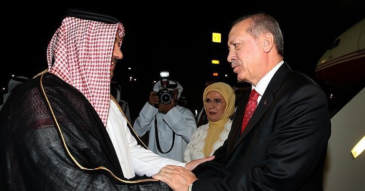 Cumhurbaşkanı Erdoğan Katarda..
