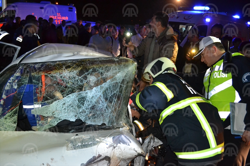 Aksarayda zincirleme trafik kazası: 7 yaralı