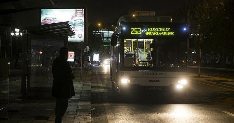 EGO otobüslerinin gece seferleri başladı