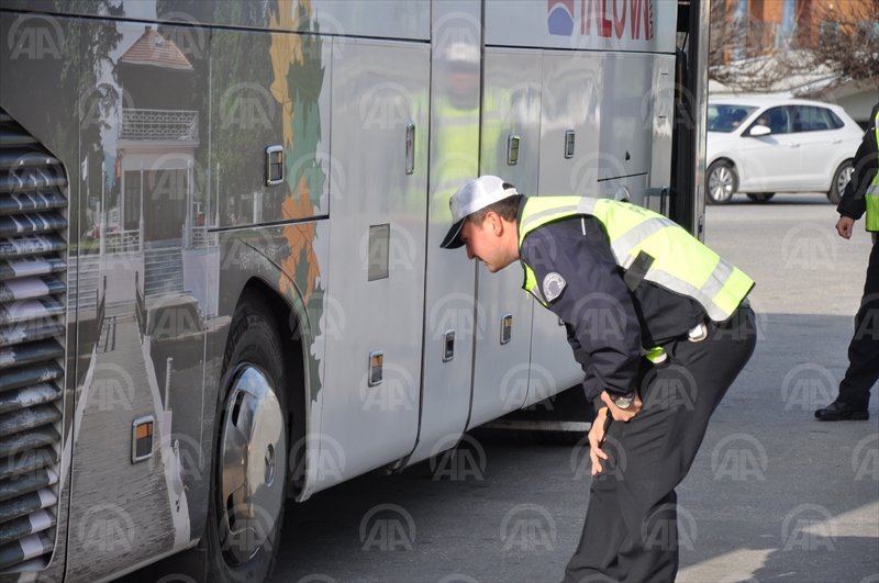 Eskişehirde zorunlu kış lastiği denetimi