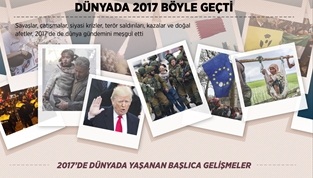 Dünyada 2017 böyle geçti!