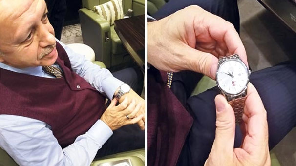 Erdoğan’ın özel kol saati