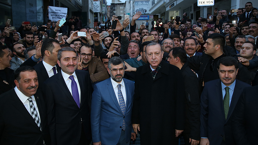 Erdoğan'dan Sultanbeyli Belediyesi'ne ziyaret