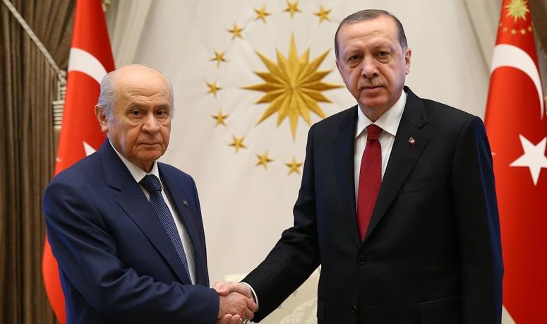 Erdoğan, Bahçeli'yi kabul etti!