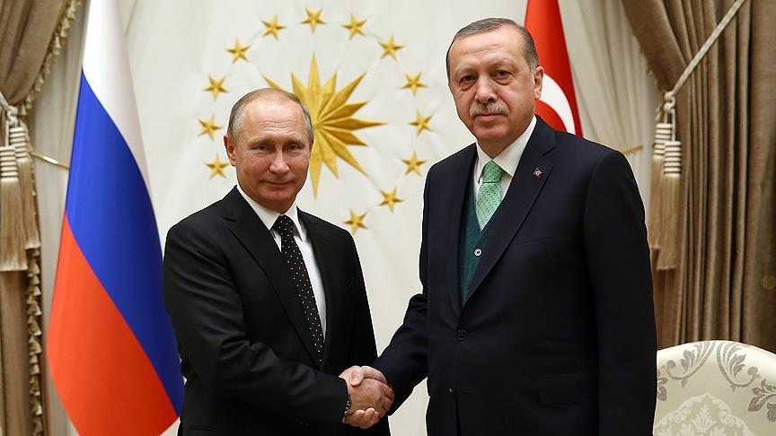 Cumhurbaşkanı Erdoğan, Putin ile Suriye'yi görüştü