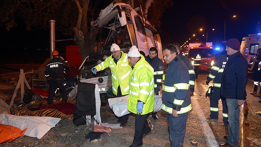 Eskişehir'de otobüs kazası: 11 ölü, 44 yaralı