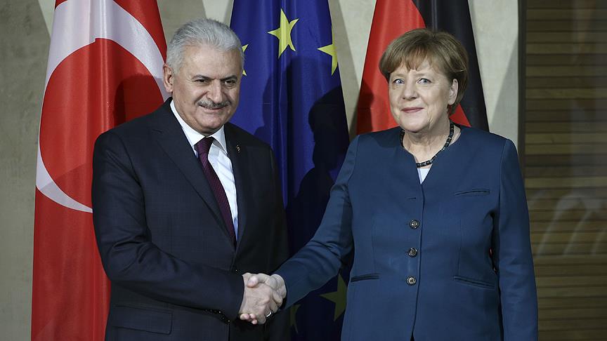 Başbakan Yıldırım ile Almanya Başbakanı Merkel bir araya gelecek