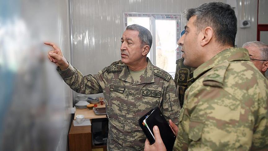 Orgeneral Akar Kilis ve Hatay'da denetlemelerde bulundu