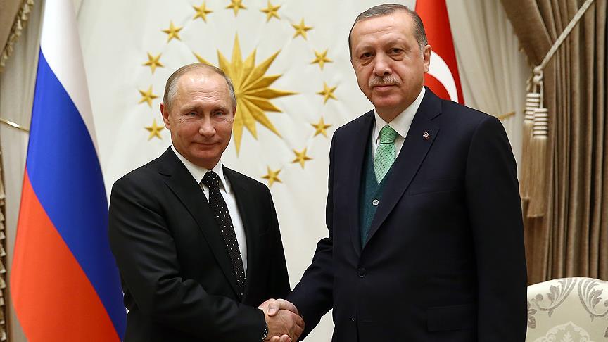 Erdoğan ile Putin Suriye'yi görüştü