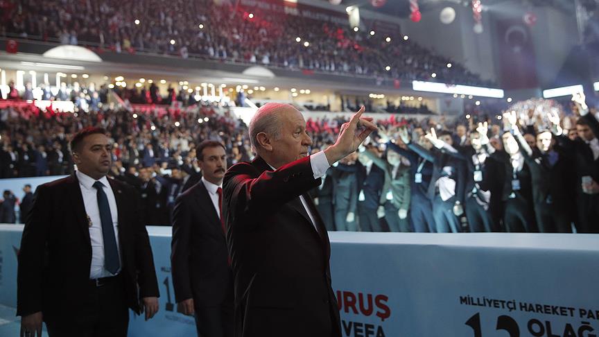 Bahçeli, MHP Genel Başkanlığına yeniden seçildi!