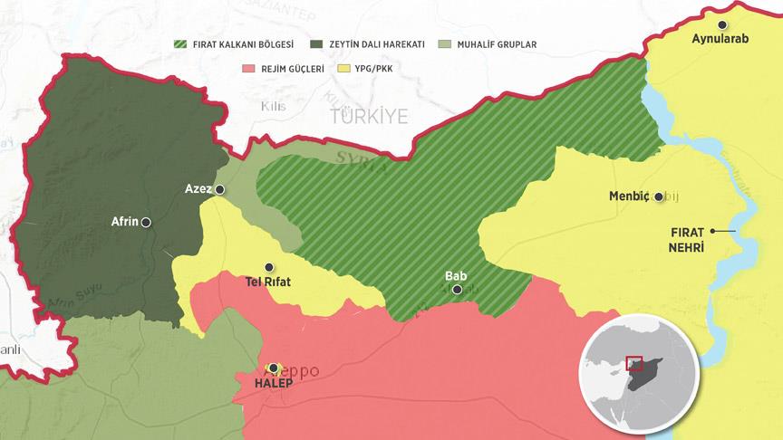 Zeytin Dalı hedefine Tel Rıfat'la ulaşacak!