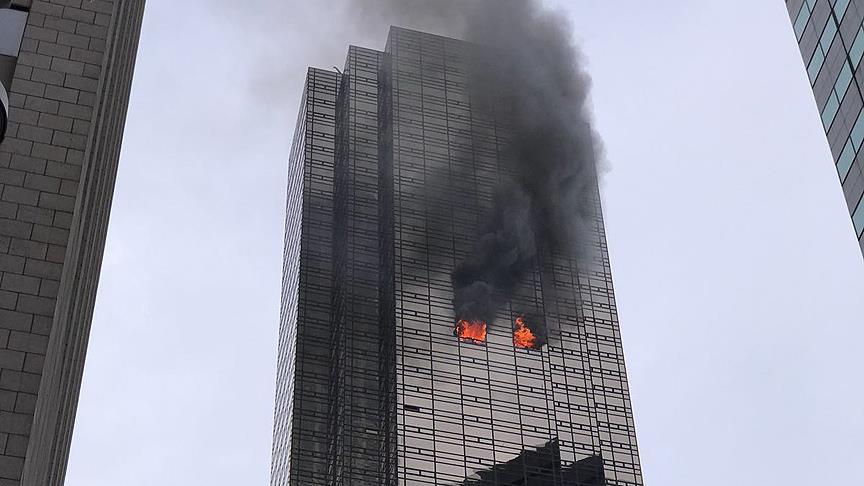 New York'ta Trump Tower'da yangın