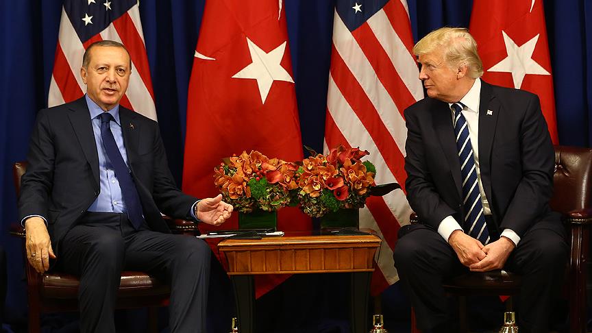 Cumhurbaşkanı Erdoğan, Trump'la Suriye'yi görüştü!