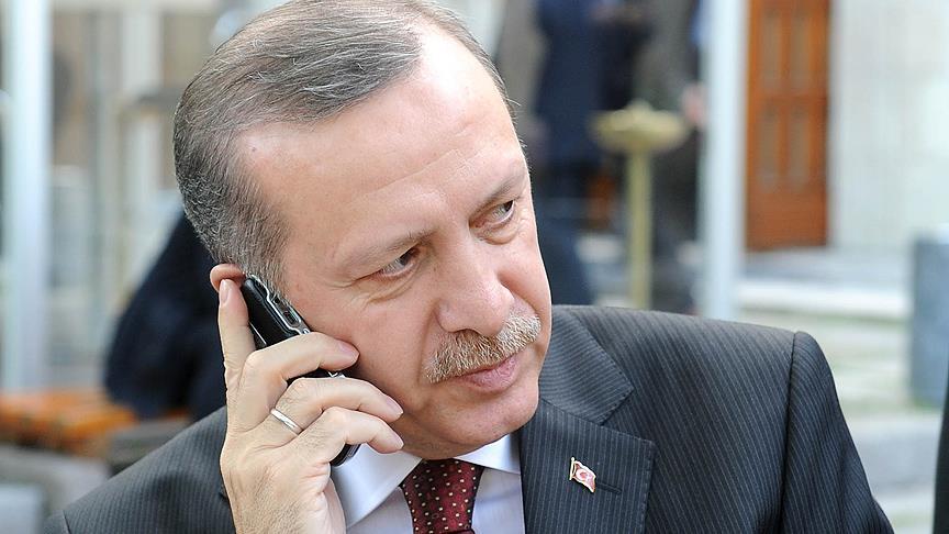 Erdoğan'dan Uyahya'ya taziye telefonu