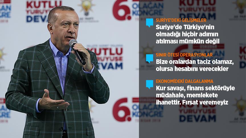 "Suriye'de Türkiye'nin olmadığı hiçbir adımın atılması mümkün değil"