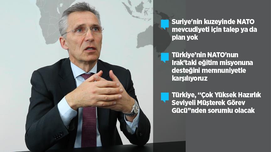 Stoltenberg Türkiye temaslarını AA'ya değerlendirdi!