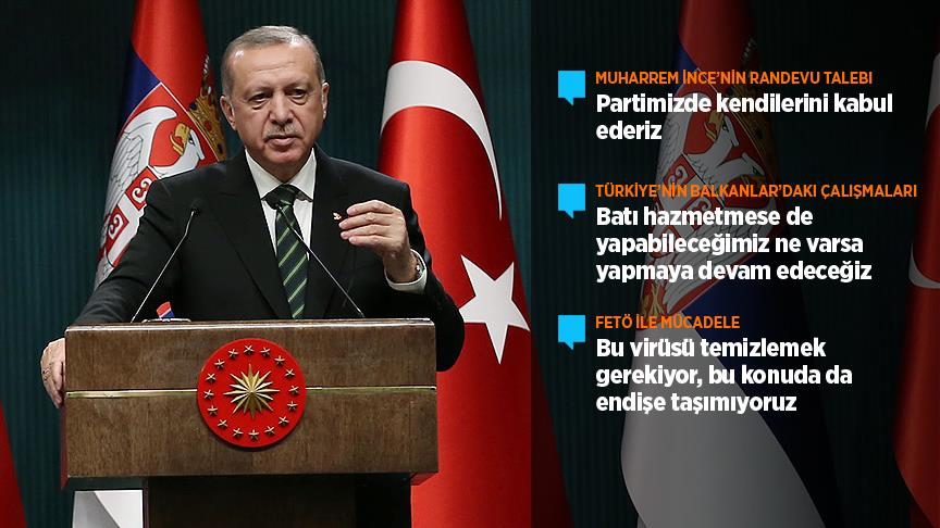 Erdoğan: Partimizde kendilerini kabul ederiz
