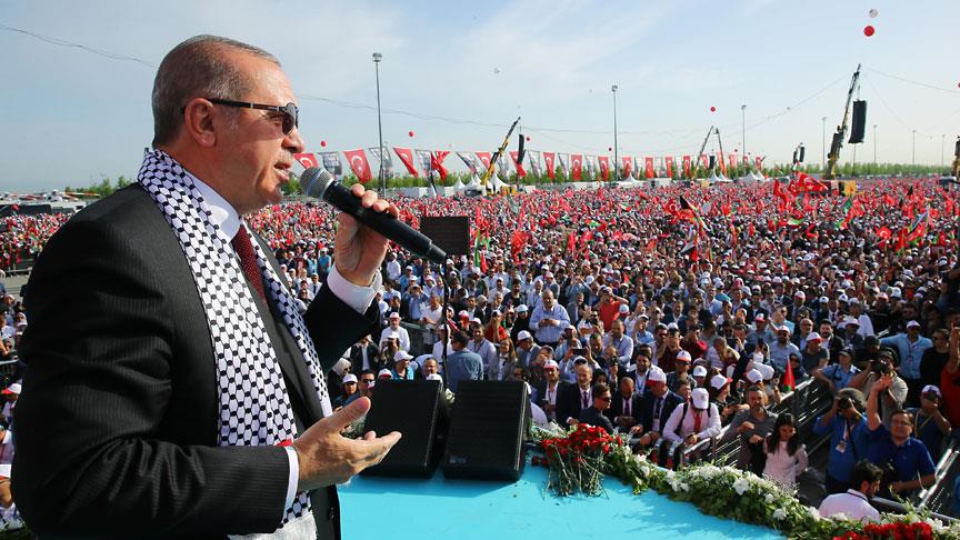 Erdoğan: Bizim için Çanakkale neyse Kudüs de odur