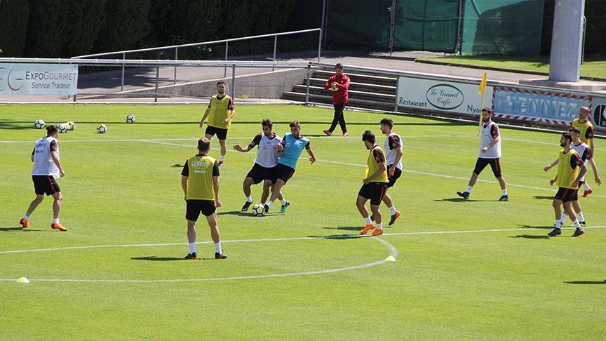 A Milli Futbol Takımı Rusya maçı hazırlıklarını sürdürdü