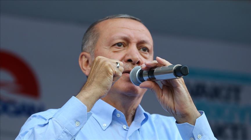 Erdoğan: Muasır medeniyetler seviyesinin üstüne çıkacağız