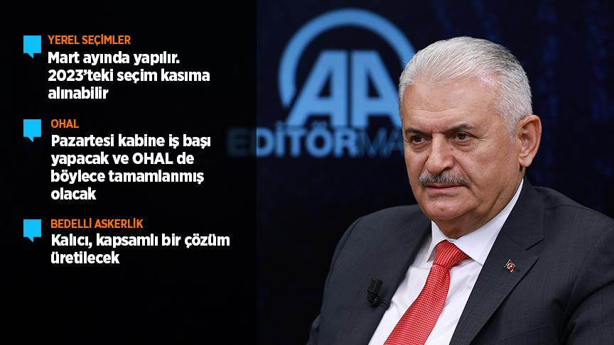 Başbakan Yıldırım: Yarın son KHK’yı yayımlayacağız