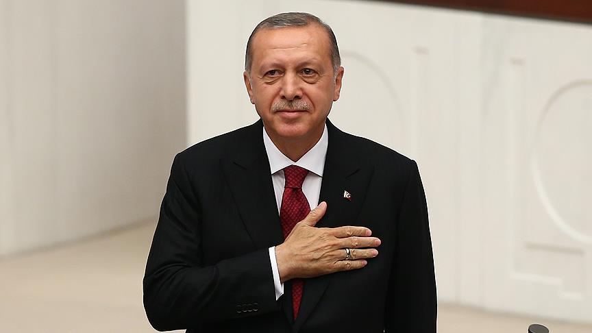 Başkan Erdoğan yemin etti!