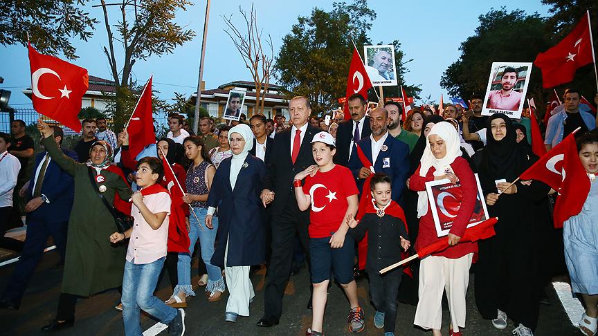 Erdoğan, İstanbul'daki 15 Temmuz yürüyüşüne katılacak!