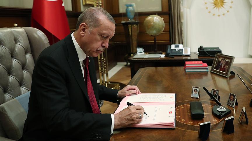 Cumhurbaşkanı Erdoğan Danıştay'a 4 üye seçti!