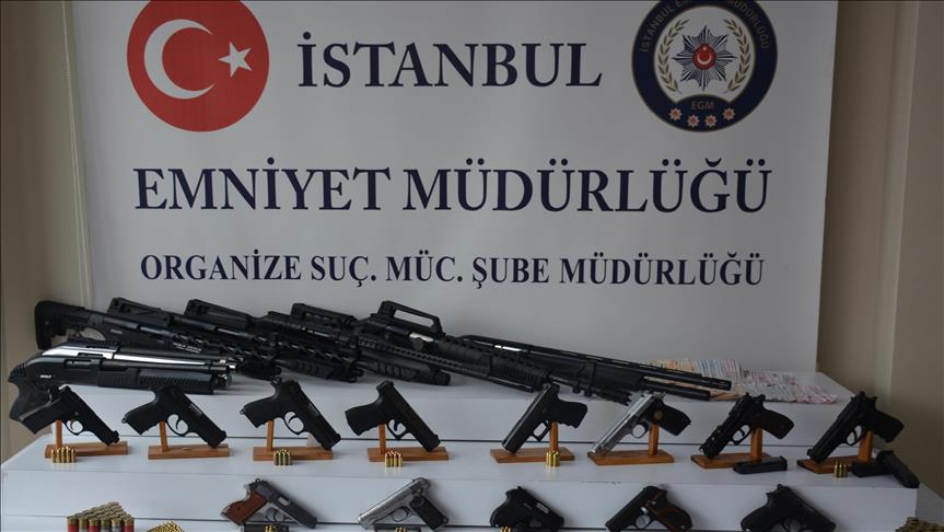İstanbul'daki organize suç örgütlerine operasyon