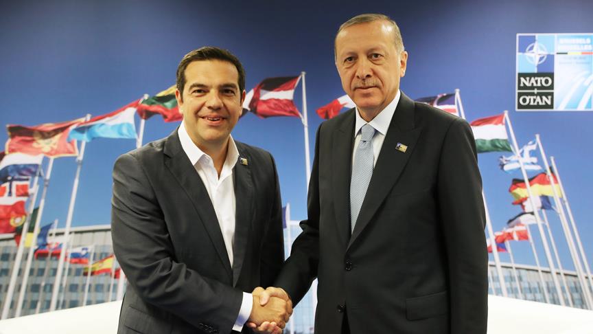 Erdoğan ile Yunanistan Başbakanı Çipras telefonda görüştü