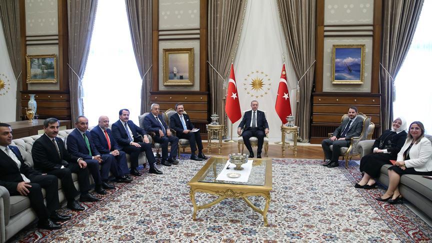 Cumhurbaşkanı Erdoğan TOBB heyetini kabul etti