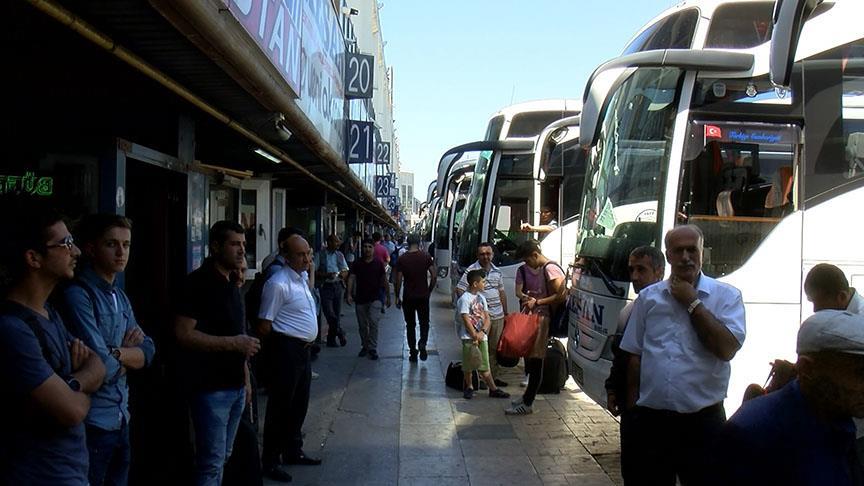 Bayram öncesi otobüs biletleri tükendi