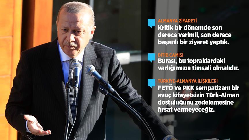 Cumhurbaşkanı Erdoğan: Kritik dönemde başarılı bir ziyaret yaptık