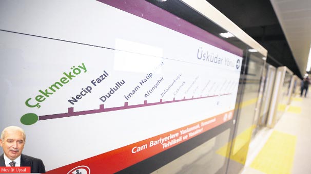 Ümraniye-Çekmeköy metro hattı 21 Ekim'de açılıyor