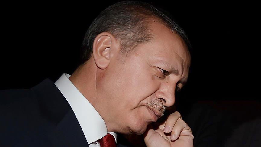 Cumhurbaşkanı Erdoğan'dan taziye telefonu