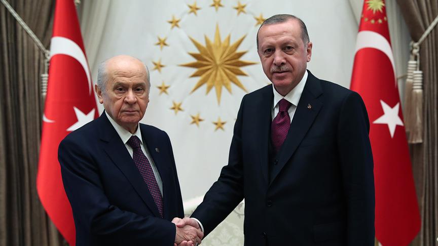 Erdoğan ile Bahçeli görüştü!