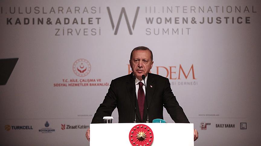 Cumhurbaşkanı Erdoğan: Köklerimizde cinsiyet ayrımcılığı yok
