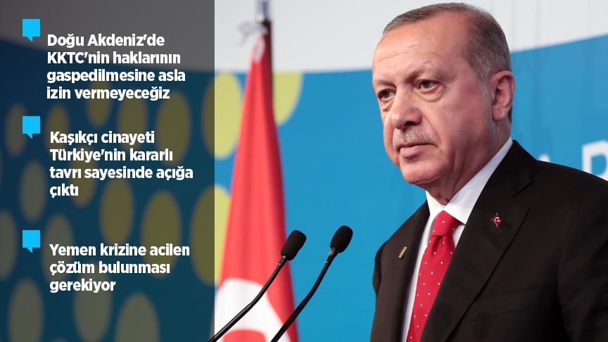 Cumhurbaşkanı Erdoğan: Kaşıkçı cinayetinin tüm sorumluları ortaya çıkartılmalı