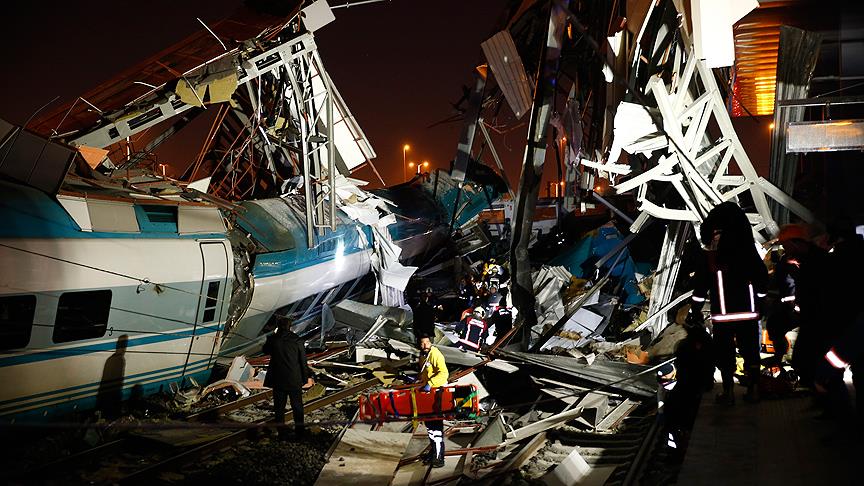 Ankara'da Hızlı Tren Kazası: 9 ölü