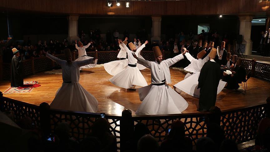 Mevlana'yı anma törenlerinin sekizinci günü etkinlikleri sona erdi