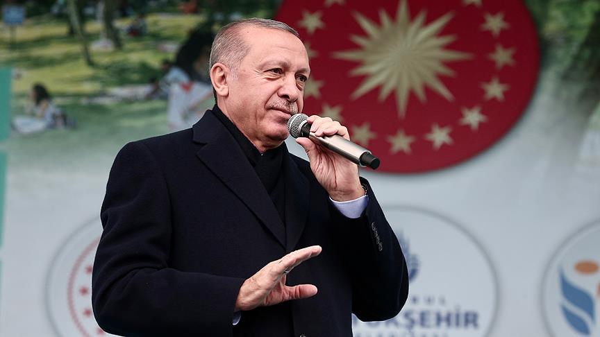 Erdoğan: Teröristleri açtıkları çukurlara gömmeye devam edeceğiz