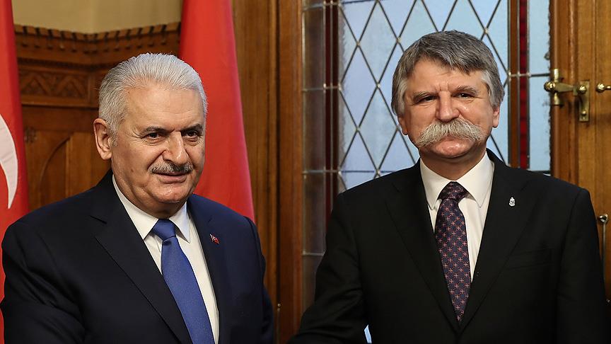 Yıldırım, Macaristan'da mevkidaşı Köver ile bir araya geldi