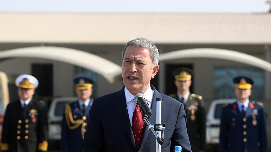 Milli Savunma Bakanı Akar: Münbiç ve Fırat'ın doğusu konusunda yoğun şekilde çalışıyoruz