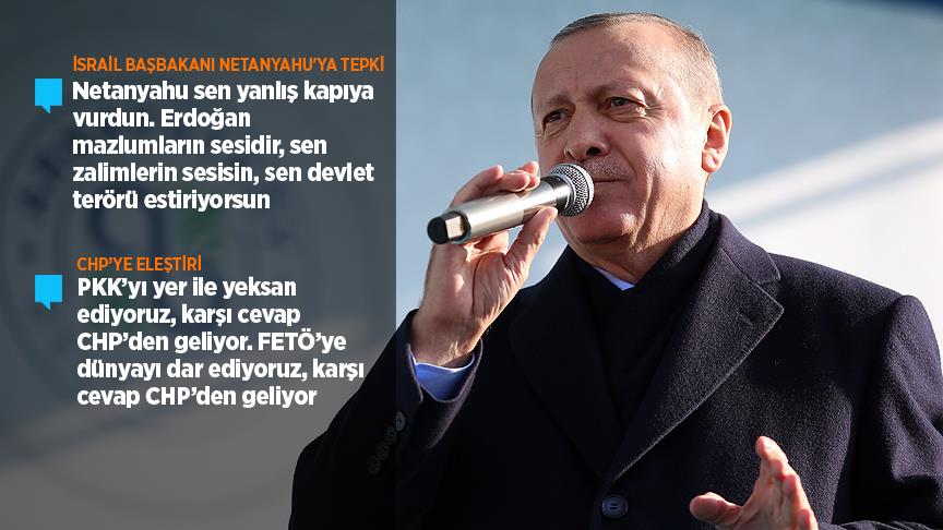 Cumhurbaşkanı Erdoğan: Netanyahu devlet terörü estiriyor